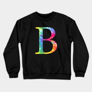 Tie Dye B Crewneck Sweatshirt